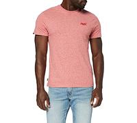 Superdry Vintage Logo EMB Tee T-Shirt, Mid Red Grit, S Homme