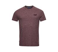 Superdry Vintage Logo EMB Tee T-Shirt, Tois Burgundy Grit, S Homme
