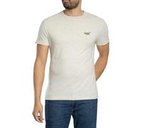 Superdry Vintage Logo Embroidered Short Sleeve T-shirt Beige L Homme
