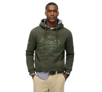 Superdry - Vintage Logo Tonal Sweat à capuche - Homme - Sweatshirts et sweats à capuche - Vert - Taille: L