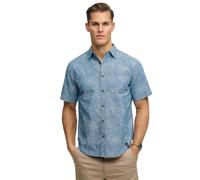Superdry Chemise Vintage Loom manches courtes bleu Homme Taille L
