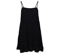 Superdry Vintage Mini Beach Cami Sleeveless Dress Noir L Femme