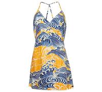 Superdry Vintage Mini Slip Halter Dress Robe, Nimi Kam Gold, 44 Femme