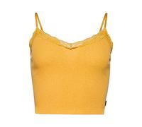 Superdry Vintage Rib Lace Trim Cami Top, Chemise Business,