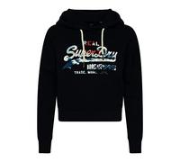 Sweat Superdry Femme Vintage logo classic Bleu Coton XS
