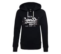 Superdry Sweat Vintage Logo Noir Coton Femme XS