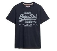 Superdry Vl Classic Tee T-shirt vintage à manches courtes pour homme, Eclipse Navy, XXL