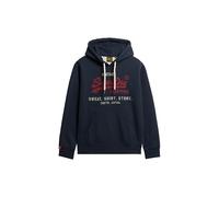 Superdry Vl Heritage Relaxed Hoodie Bleu 2XL Homme