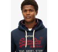 Superdry - Vl Heritage Relaxed Hood - Sweatshirt à capuche homme Trench Navy Marl - XXL