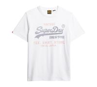 Superdry - VL Heritage Relaxed Tee - Homme - Tops - Blanc - Taille: S