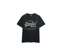 Superdry VL Heritage Relaxed Tee T-Shirt, Eclipse Navy, 3XL Men's