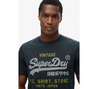 Superdry - Vl Heritage Relaxed Tee - T-shirt homme Eclipse Navy - S