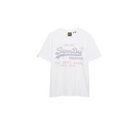 Superdry VL Heritage Relaxed Tee T-Shirt, Optic, 3XL Men's