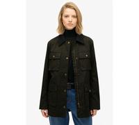 Superdry - Wax Jacket - Veste imperméable femme Surplus Goods Olive Green - S