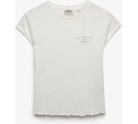 Superdry White Athletic Essentials Slub Graphic T-Shirt