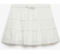 Superdry White Cheesecloth Tiered Mini Skirt White EU 34 (UK 6)