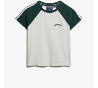 Superdry White & Green Essential Retro T-Shirt