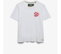 Superdry White SD & Co Embroidered Logo Relaxed T-Shirt