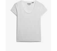 Superdry White Studios Slub Embroidered T-Shirt