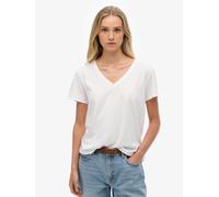 Superdry White Studios Slub Embroidered T-Shirt