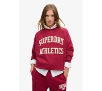 Superdry Women's Athletic Essentials Crew Sweatshirt Bordeaux Rouge 8 (XS) Female