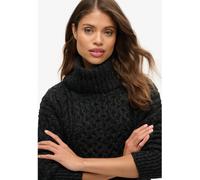 Superdry Robe Midi à Manches Longues Cable