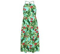 Superdry Womens Vintage Cami Maxi Casual Dress Mint Indo Leaf, M