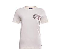 Superdry Womens Workwear Graphic Tee T-Shirt Oyster Taille M, Oyster., M