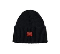 Superdry Working Knitted Beanie Hat Casquette de Baseball, Noir, Taille Unique Femme