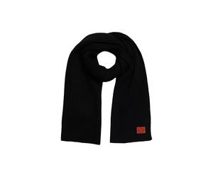 Superdry Workwear Knitted Scarf Echarpe pour femme, noir, Taille Unique