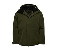 Superdry Xpd Veste imperméable pour homme, coupe décontractée, Kaki délavé., X-Large