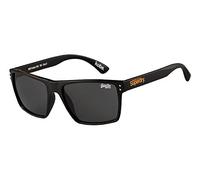 Superdy Kobe 104 Lunettes de soleil en plastique Noir mat, Noir, 56