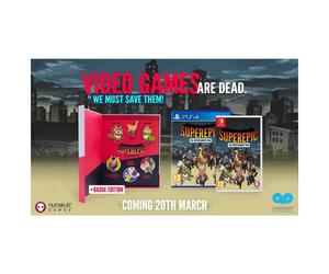 SuperEpic The Entertainment War Badge SWITCH - Collectors Edition