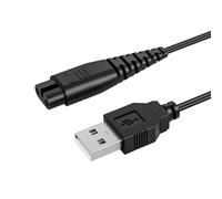 Superer 1,5 m USB Câble de chargeur pour Hatteker Cordless Hair Trimmer Pro Hair Clippers Bartschneider RFC-696 RFC-695 RFC-692 RFC-690 RFC-588 RFC-598 sans fil Pro rasoir Câble d'Alimentation