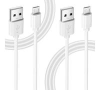 Superer 3,0M+3,0M Chargeur Câble Micro USB Compatible avec Sony Manette PS4 | Compatible avec Playstation 4, PS4 Slim/Pro, Xbox One/One-S/Elite/One-X