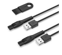 Superer 5 V Câble de Charge Compatible avec Philips One Blade 360 QP2824 QP2834 QP2734 QP2724 QP1924 X5004 S3145 BG5021 BG3027 QP4631 MG5950 MG7930 MG9510 MG5920 QP6652 S5887 USB Câble pour Rasoir