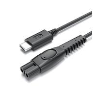 Superer 5 V USB C Câble Chargeur Compatible avec Philips One Blade 360 QP2824, QP2834, QP2734, QP2724, QP1924, QP4631, MG7962, S5889, QP6652, MG7930, MG5950, MG3946, MG7931 Body Trimmer Rasoir Câble