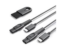 Superer Câble de charge USB-C 5 V pour Philips Norelco One Blade 360 nouveau modèle QP2724 QP2834 QP1924 QP4631 QP6542 QP4530, MG7910 MG5910 MG9510 MG9525, pour câble de rasoir électrique Phillips