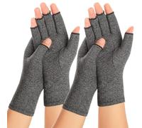 SUPERFA Lot de 2 paires de gants d'arthrite pour femmes et hommes - Gants de compression pour soulager les douleurs arthritiques, les rhumatismes et l'arthrose, pour taper et pour le travail quotidien