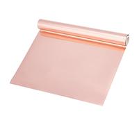 SUPERFINDINGS 1 Rouleau de Papier d'Aluminium Léger Corail Activé Feuille de Transfert Métallique pour Imprimante Laser + Laminateur DIY Artisanat Gaufrage Scrapbooking Cartes Cuir DIY
