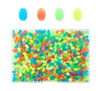 SUPERFINDINGS 1000 Pièces Perles de Blocage pour Leurres Appâts Gardien de Leurres Perles de Retenue pour Calage Leurres de Pêche Souples Gardien de Leurres pour Fixer Leurre sur la Hampe 6x4mm
