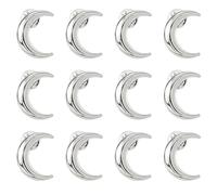 SUPERFINDINGS 12Pcs Broche À Pince Lune Céleste Broche En Alliage Argent Accessoires Robe Femme Pour Chemise Robe Pull Châle Fête Banquet Décoration Bijoux