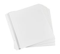 SUPERFINDINGS 15PCS Recharge Pages Album Photo PVC & Papier Adhésif Recharges Pages Intérieures Scrapbook Pages de Recharge pour Classeur à 2 Anneaux Livre Photo 315x325x0.5mm Trou: 6mm