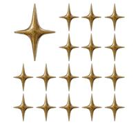 SUPERFINDINGS 16 Broches Étoile Alliage Épingles À Piquer Étoile À Quatre Pointes Broche De Revers Étoiles Antiques Bronze Broches Décoratives Métal Élégant Épingles Étoiles Pour Sac À Dos Vêtements