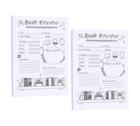 SUPERFINDINGS 200 Feuilles De Critique De Livres Carnet De Journal De Lecture Feuilles de Notes Autocollantes Pour Suivi Des Livres Cadeaux Pour Amoureux Des Livre Lecteur