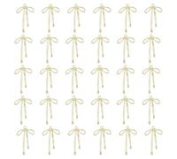 SUPERFINDINGS 30 Pièces Breloques Noeud Papillon Doré Breloques Noeud Papillon en Alliage Pendentif Creux Breloque Boucle D'Oreille Noeuds Pendentifs Pendentifs avec un Trou pour Fabrication de Bijoux
