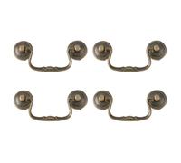 SUPERFINDINGS 4 ensembles de 3.6 pouces Poignées de Traction Vintage en Bronze Antique Quincaillerie de Meubles Traction en Alliage de Centre à Centre pour Armoire de Cuisine Armoire de Chevet
