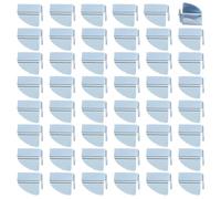 SUPERFINDINGS 48PCS Supports d'Étagère Amovibles Clips de Support d'Étagère de Cabinet en Métal Lourd Supports de Clips d'Étagère en Fer pour Armoires de Garage et Boîtes à Outils