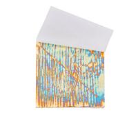 SUPERFINDINGS 50 Feuille de Papier en Métal avec Motifs Feuille Panachée Feuille D'Imitation Bleue Feuilles d'or pour Bricolage Peintures à Ongles Artisanat Cadres Photo Sculpture