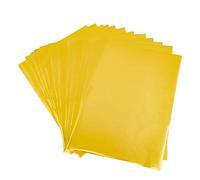 SUPERFINDINGS 50 Feuilles A4 de Papier de Transfert à Chaud 20.7x29cm Feuille de Transfert de Chaleur métallique pour Stylo à Bille/Stylo à Huile Chaude DIY Embossage à la Main Scrapbooking Cartes